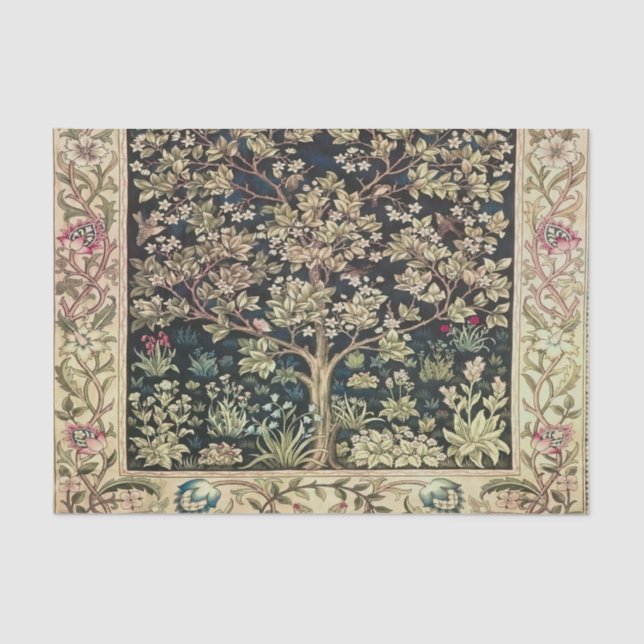 Willam Morris beautiful designs and creations,Vint Tissue Paper (Front)