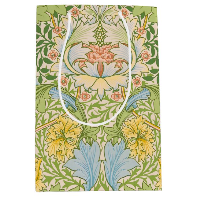 Willam Morris Myrtle Garden Floral Classic Medium Gift Bag (Front)