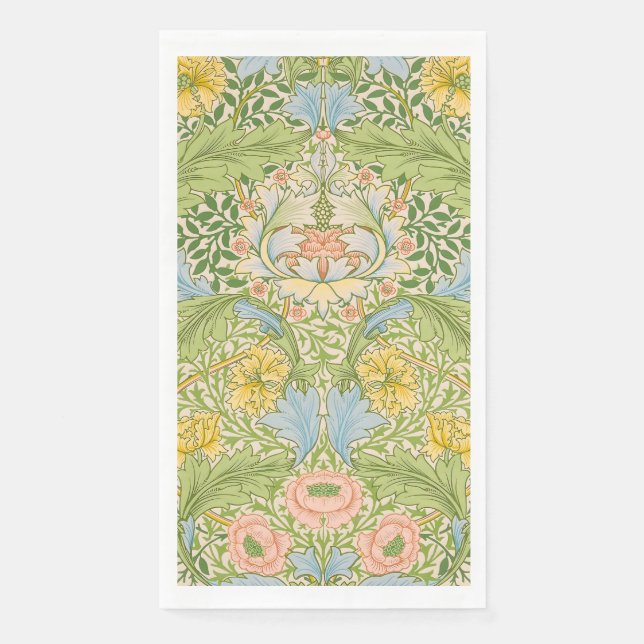 Willam Morris Myrtle Garden Floral Classic Napkin (Front)
