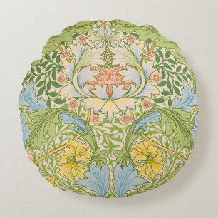 Willam Morris Myrtle Garden Floral Classic Round Cushion