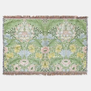 Willam Morris Myrtle Garden Floral Classic Throw Blanket