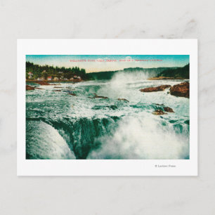 Willamette Falls in Portland 2 Postcard