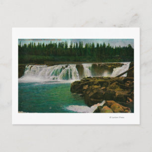 Willamette Falls in Portland Postcard
