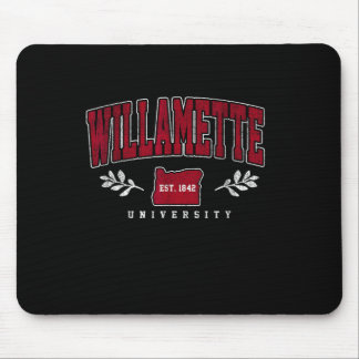 Willamette Institute of Technology Arch Retro for Mouse Mat