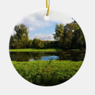 Willamette Mission State Park, Oregon Ceramic Tree Decoration