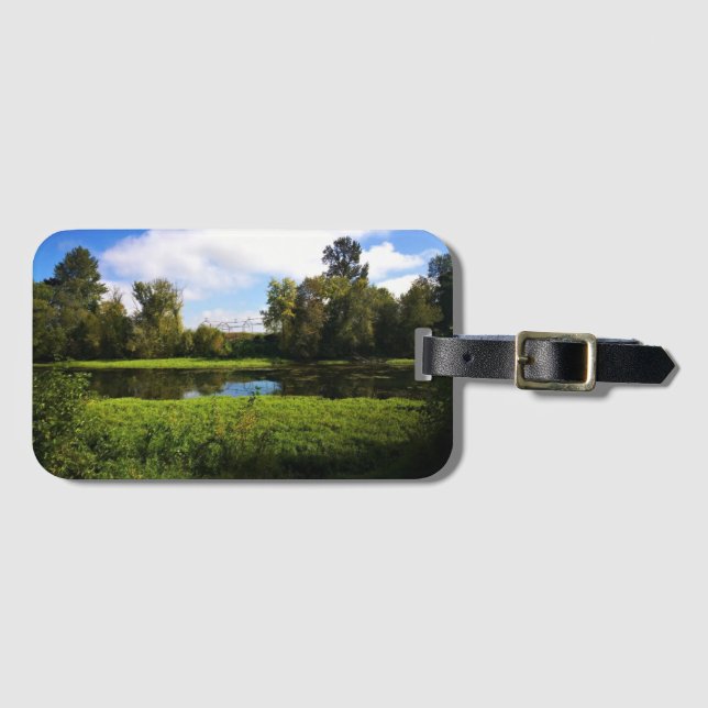 Willamette Mission State Park, Oregon Luggage Tag (Front Horizontal)