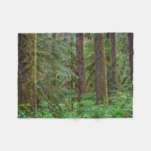 Willamette National Forest Oregon Fleece Blanket