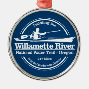 Willamette River NWT (SK) Metal Tree Decoration