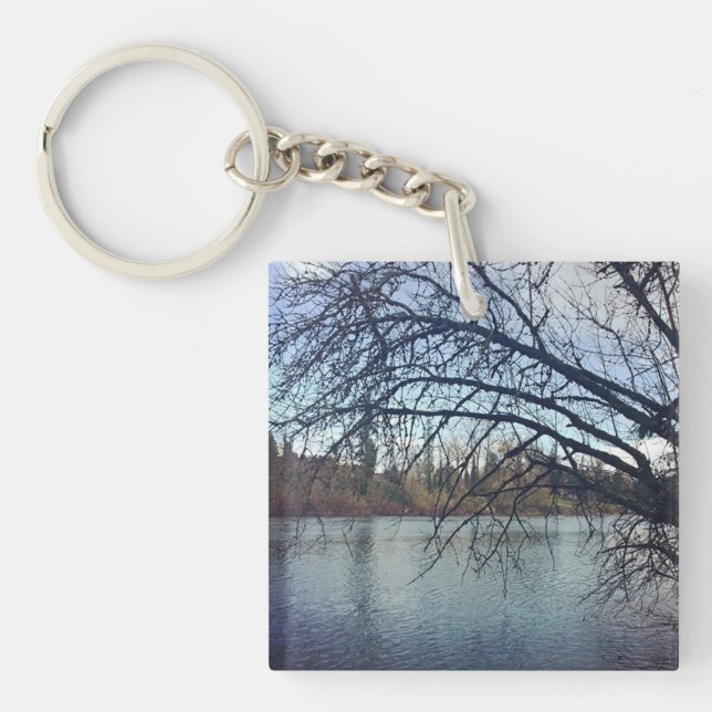 Willamette River, OR Key Ring (Front)