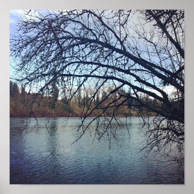 Willamette River, OR Poster (Front)