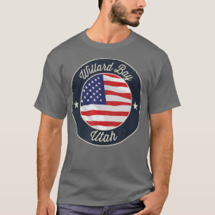 Willard Bay - Patriotic Utah Souvenir T-Shirt
