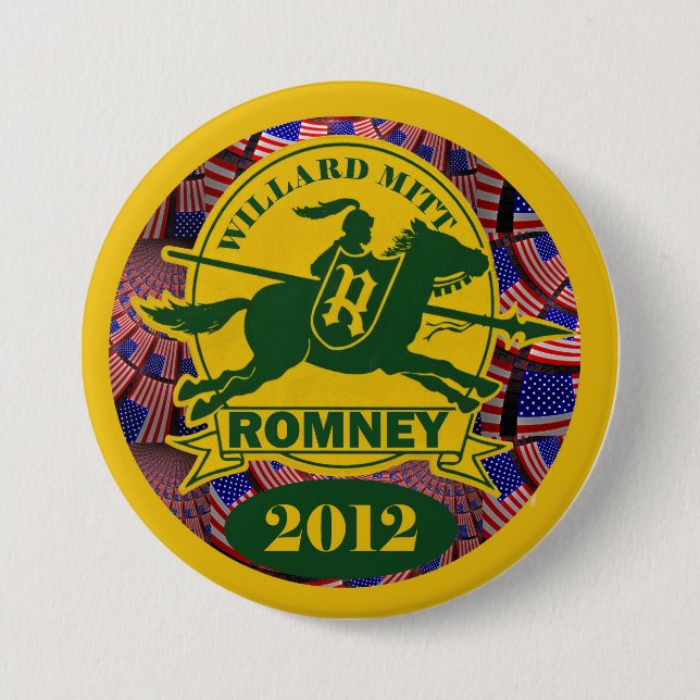 Willard Mitt Romney 2012 7.5 Cm Round Badge (Front)