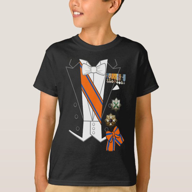 Willem-Alexanders Gala Kostuum T-Shirt (Front)