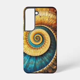 Willem’s World: Golden Fibonacci Spiral Art Samsung Galaxy Case