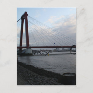 Willemsbrug, Rotterdam Postcard