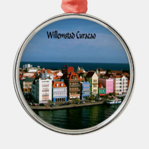 Willemstad Curacao Metal Tree Decoration