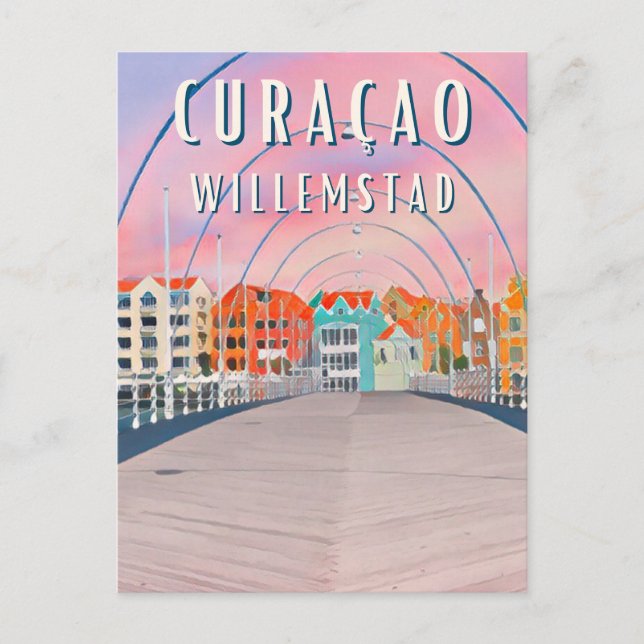 Willemstad: the colorful beauty of Curaçao Postcard (Front)