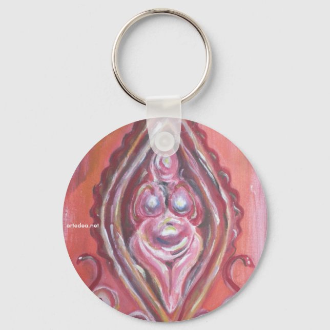 Willendorferin - Schlüsselanhänger Key Ring (Front)