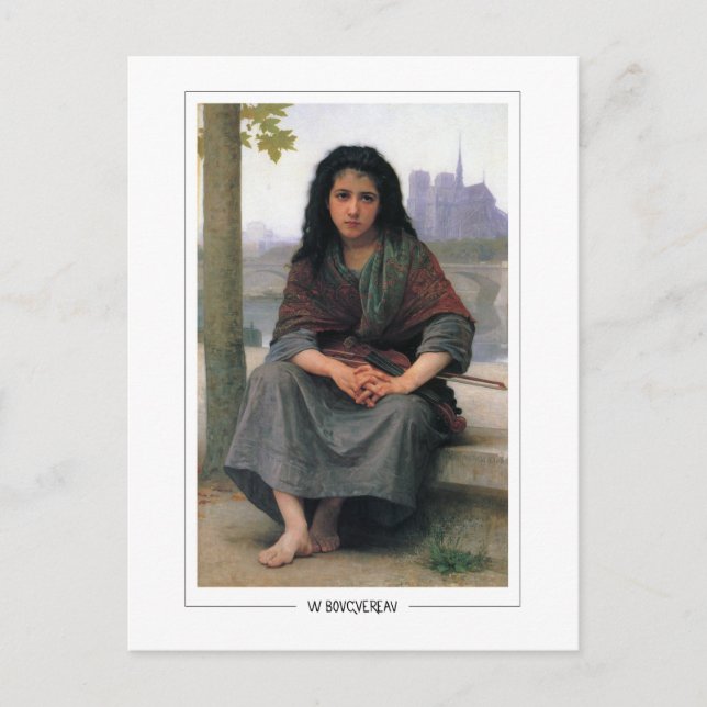 William-Adolphe Bouguereau #14 - Fine Art Postcard (Front)