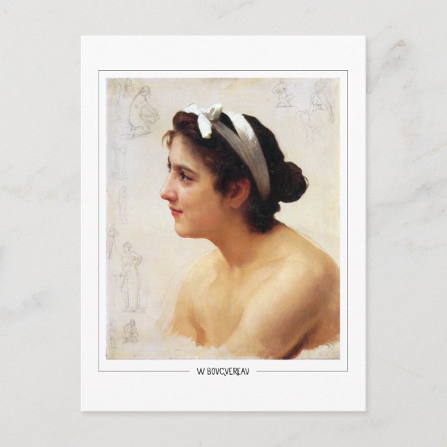 William-Adolphe Bouguereau #216 - Fine Art Postcard (Front)