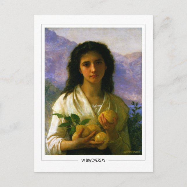 William-Adolphe Bouguereau #4 - Fine Art Postcard (Front)