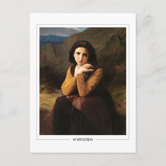 William-Adolphe Bouguereau #88 - Fine Art Postcard (Front)