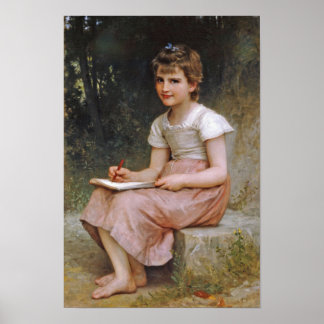 William-Adolphe Bouguereau-A Calling 1896 Poster