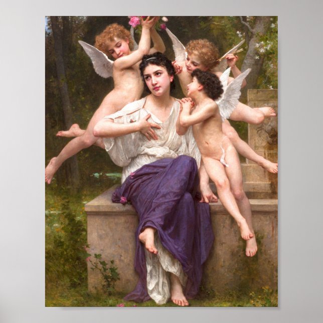 William Adolphe Bouguereau - Dream Of Spring Poster (Front)