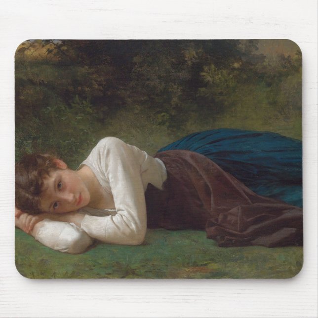 William-Adolphe Bouguereau Mouse Mat (Front)