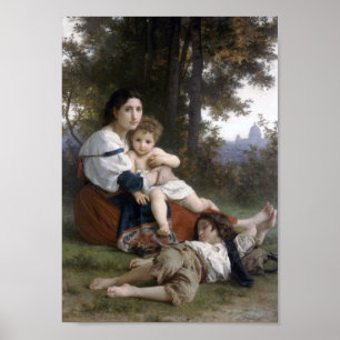 William-Adolphe Bouguereau-Rest Poster