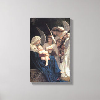 William-Adolphe Bouguereau - Song of the Angels Canvas Print