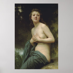 William-Adolphe Bouguereau-Spring Breeze Poster