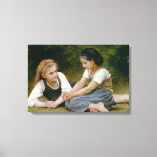 William-Adolphe Bouguereau - The Nut Gatherers Canvas Print