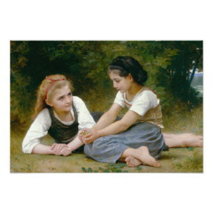 William-Adolphe Bouguereau - The Nut Gatherers Photo Print