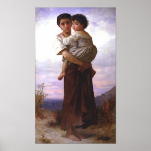William-Adolphe Bouguereau-Young Gypsies Poster