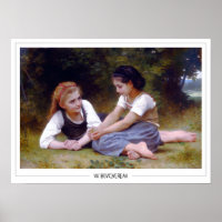 William-Adolphe Bouguereau Zedign Art Poster #157