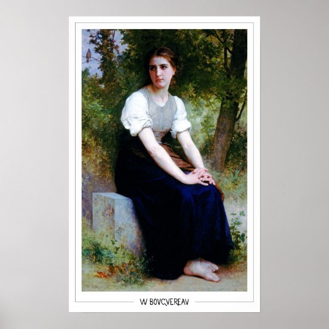 William-Adolphe Bouguereau Zedign Art Poster #193 (Front)