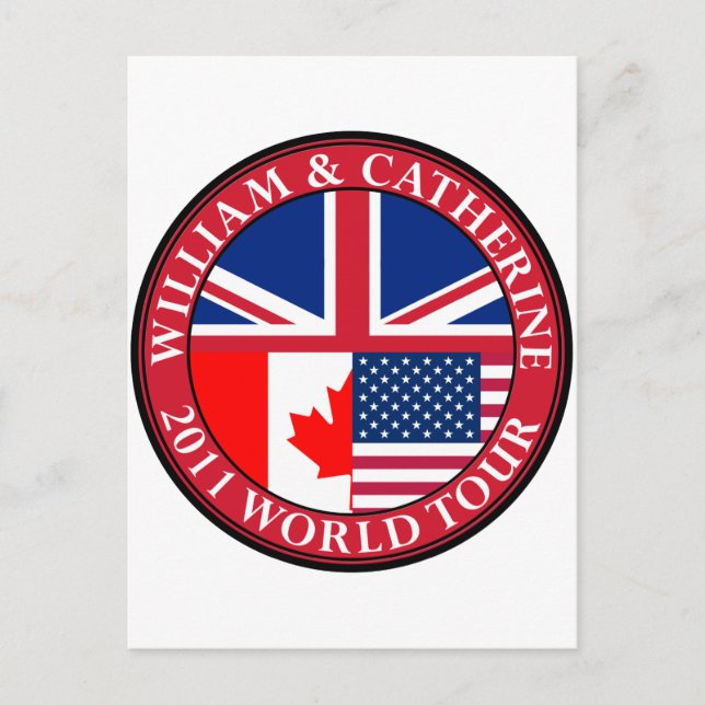William and Catherine Postcard (Front)