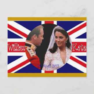 William and Kate Royal Wedding postcards