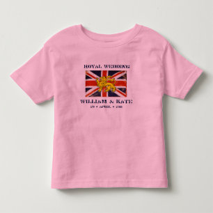 William and Kate Royal Wedding Toddler T-Shirt