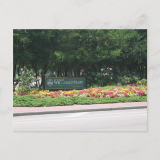 William and Mary Postcard