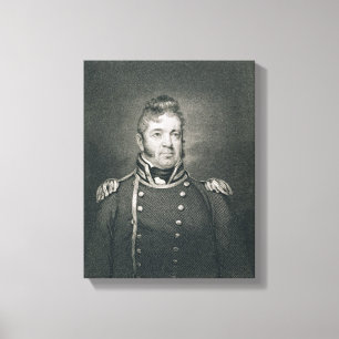 William Bainbridge (1774-1833) engraved by George Canvas Print
