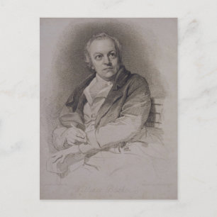 William Blake (1757-1827) engraved by Luigi Schiav Postcard