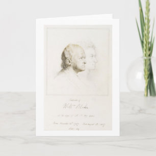 William Blake (1757-1827) in Youth and Age (graphi Card