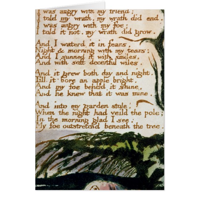 William Blake | A Poison Tree (Front)