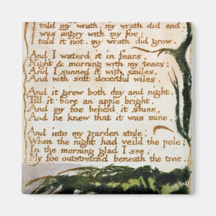 William Blake A Poison Tree Magnet