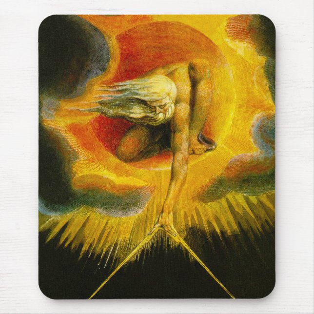 William Blake Ancient of Days Mouse Pad (Front)