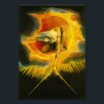 William Blake Ancient of Days Print<br><div class="desc">William Blake Ancient of Days print. Etching with pen ink and watercolor from 1794. The Ancient of Days stands as English poet and artist William Blake’s most famous illustration. The work depicts Urizen high above the clouds with his hand outstretched holding a compass towards the dark void below measuring out...</div>