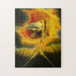 William Blake Ancient of Days Puzzle<br><div class="desc">William Blake Ancient of Days puzzle. Etching with pen ink and watercolor from 1794. The Ancient of Days stands as English poet and artist William Blake’s most famous illustration. The work depicts Urizen high above the clouds with his hand outstretched holding a compass towards the dark void below measuring out...</div>