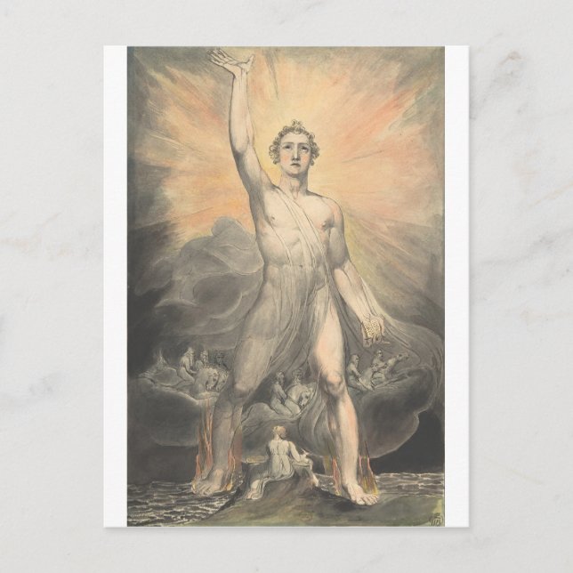 William Blake - Angel Of The Revelation Postcard (Front)